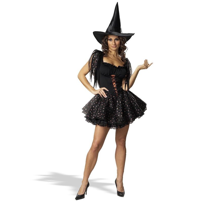 woman in witch costume