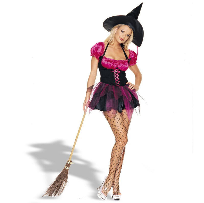 woman in witch costume