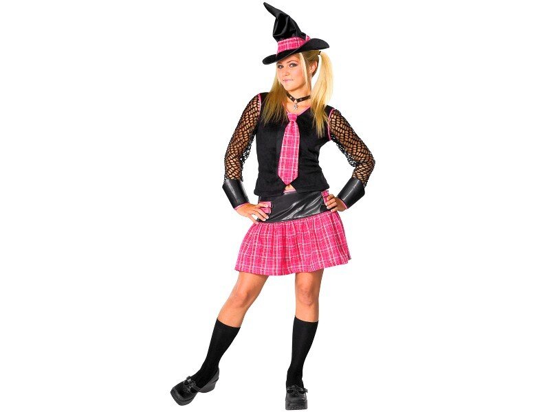 woman in witch costume
