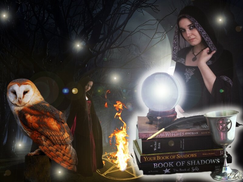 Woman in Witch Costume — Black, Mysterious