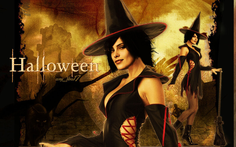 Woman in Witch Costume — Brown