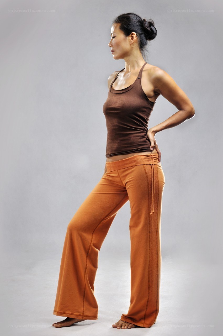 woman in workout clothes