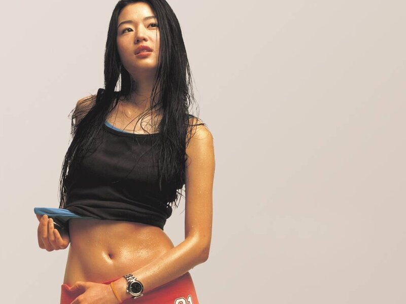 woman in workout clothes