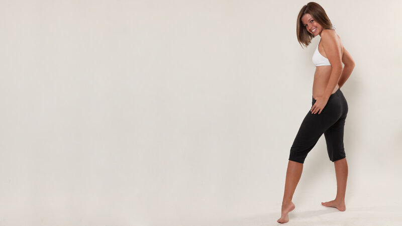 woman in workout clothes