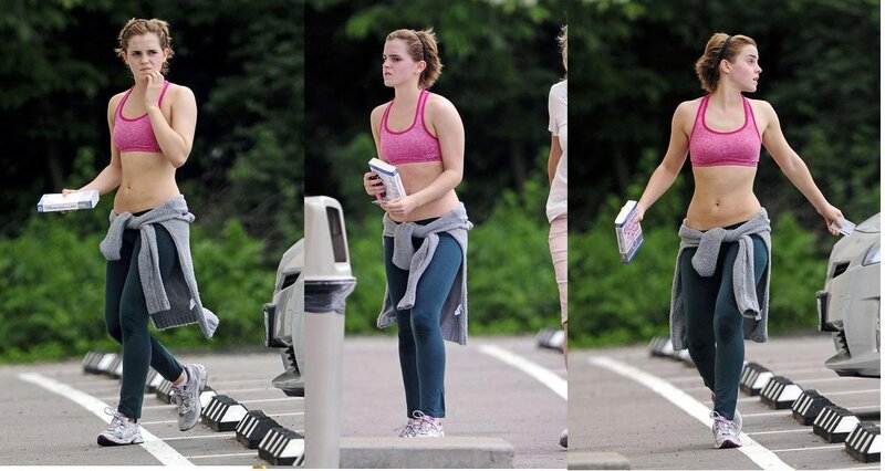 Woman in Workout Clothes — Green