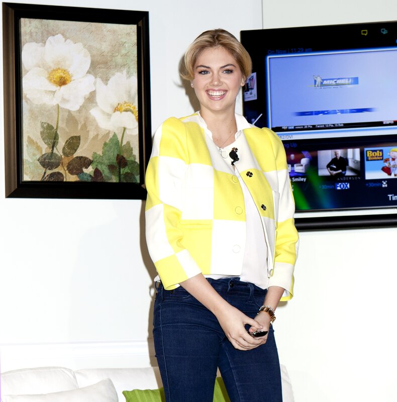 woman in yellow and white jacket