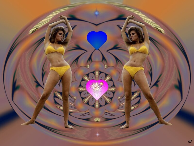 Woman in Yellow Bikini — Dreamy