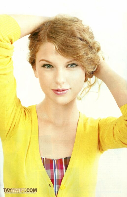 woman in yellow cardigan