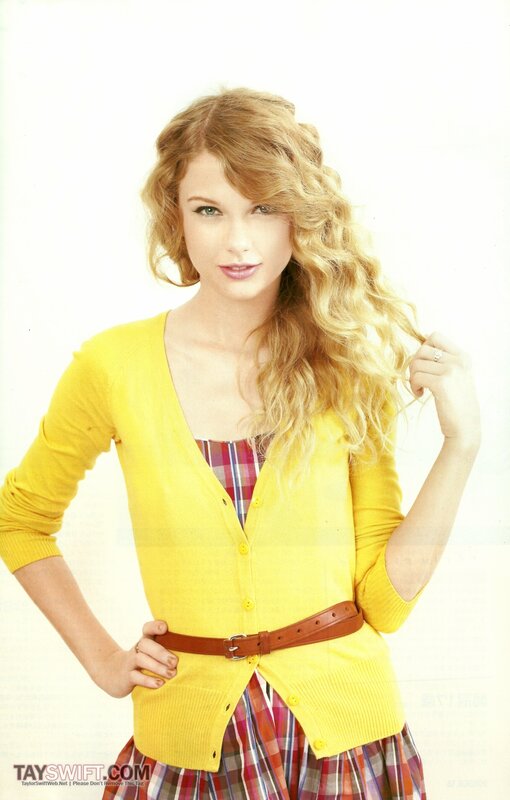 woman in yellow cardigan
