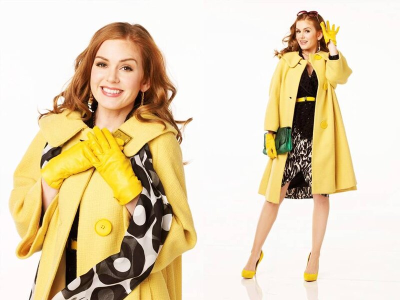 Woman in Yellow Coat — Confident