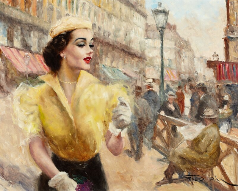 Woman in Yellow Coat — Lively