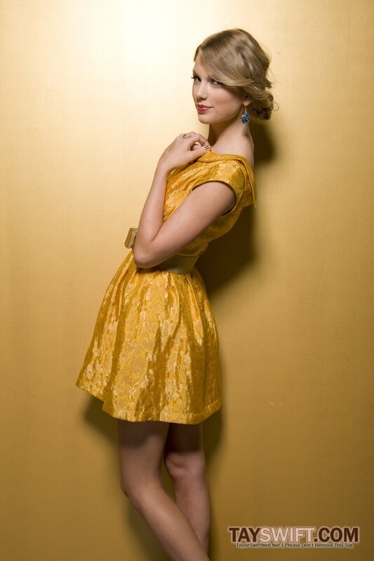 woman in yellow dress