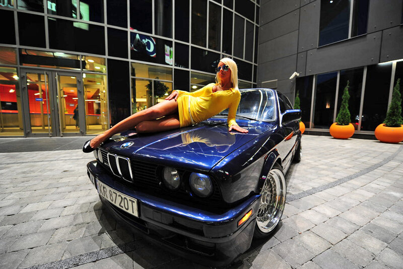 Woman in Yellow Dress — Blue, Dramatic