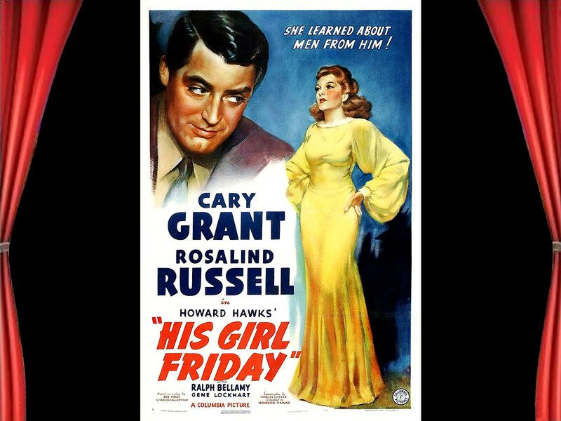 Woman in Yellow Dress — Dramatic, Illustration, Man, Curtain