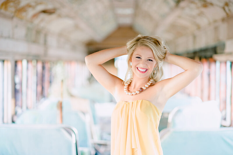 Woman in Yellow Dress — Happy, Afternoon