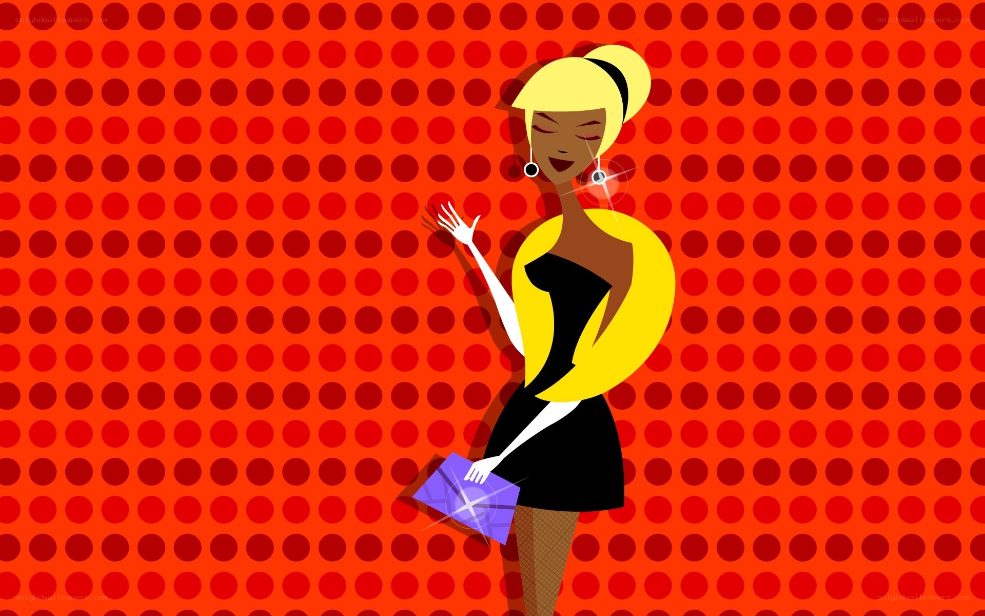 woman in yellow dress