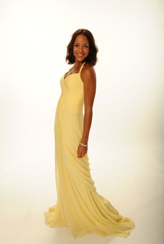 woman in yellow gown