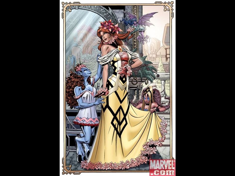Woman in Yellow Gown — Dramatic, Comic