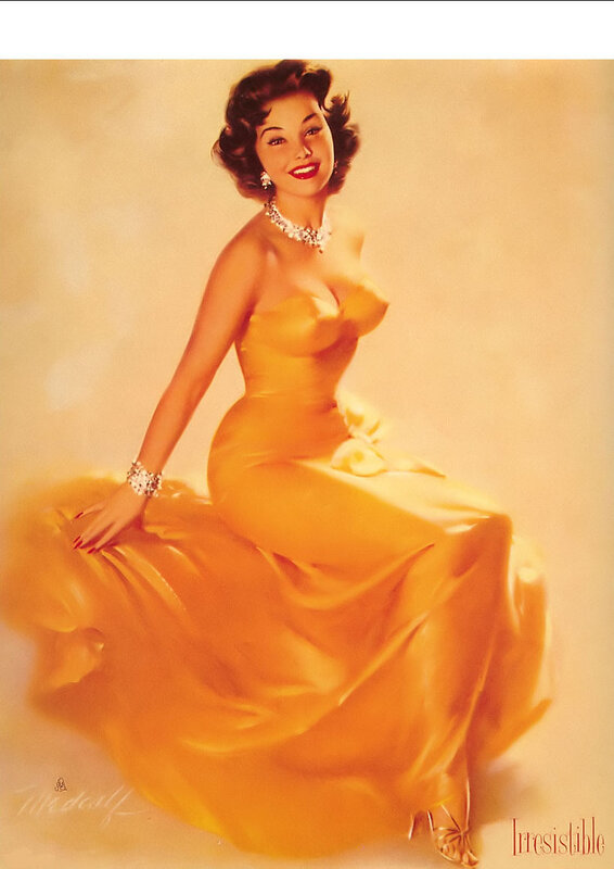 woman in yellow gown