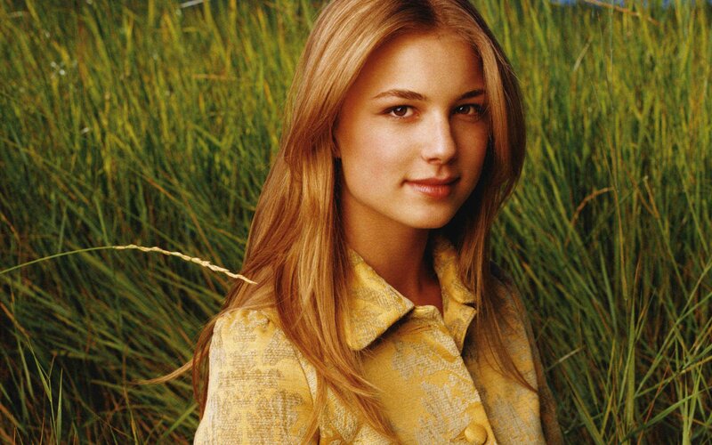 Woman in Yellow Jacket — Calm, Afternoon, Photograph, Grass