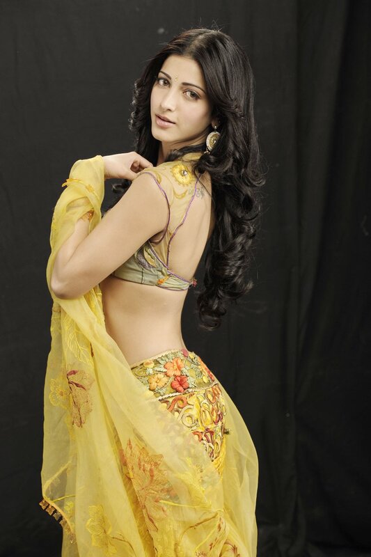 woman in yellow sari