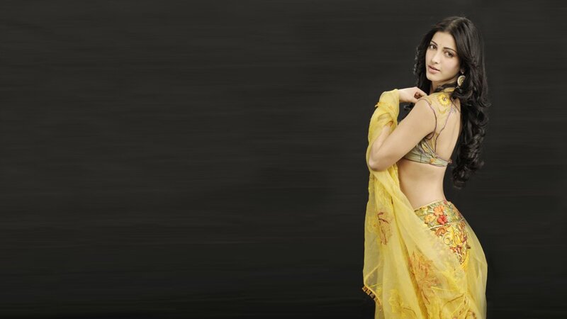 woman in yellow sari