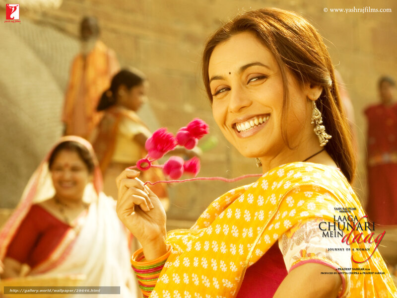 Woman in Yellow Sari — Joyful