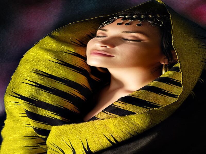 Woman in Yellow Shawl