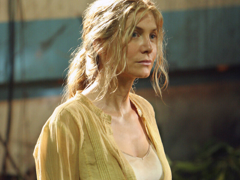 woman in yellow shirt