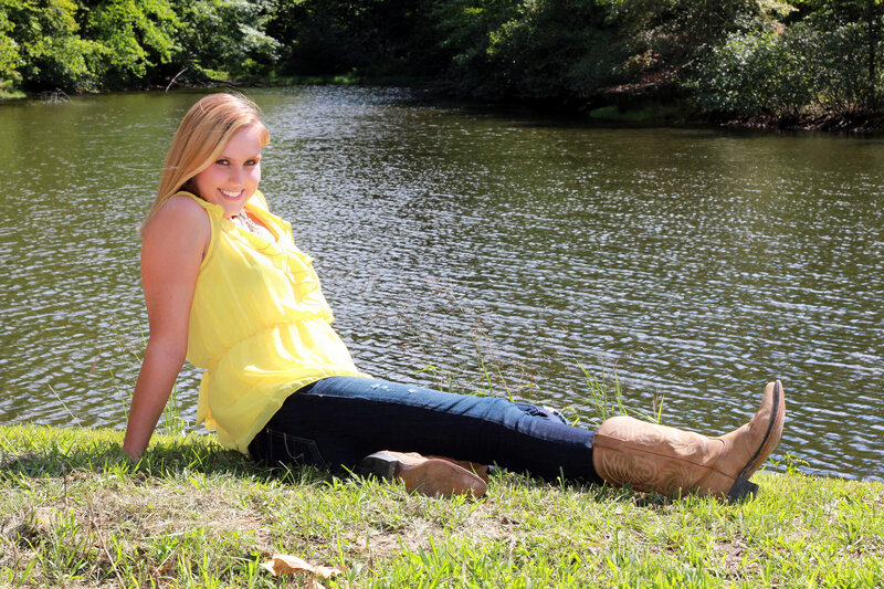 Woman in Yellow Shirt — Relaxed
