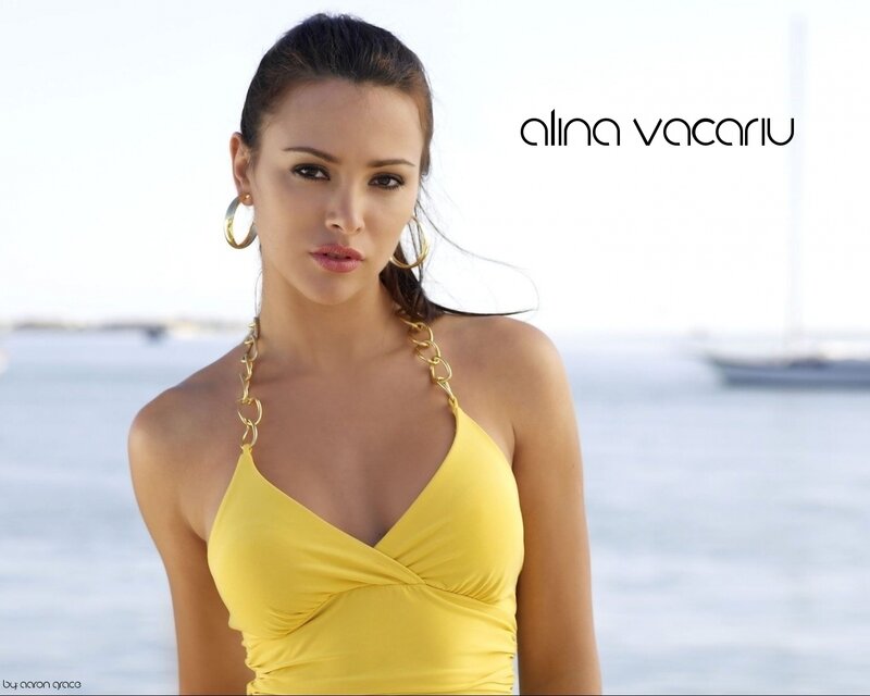 Woman in Yellow Swimsuit — Calm, Afternoon