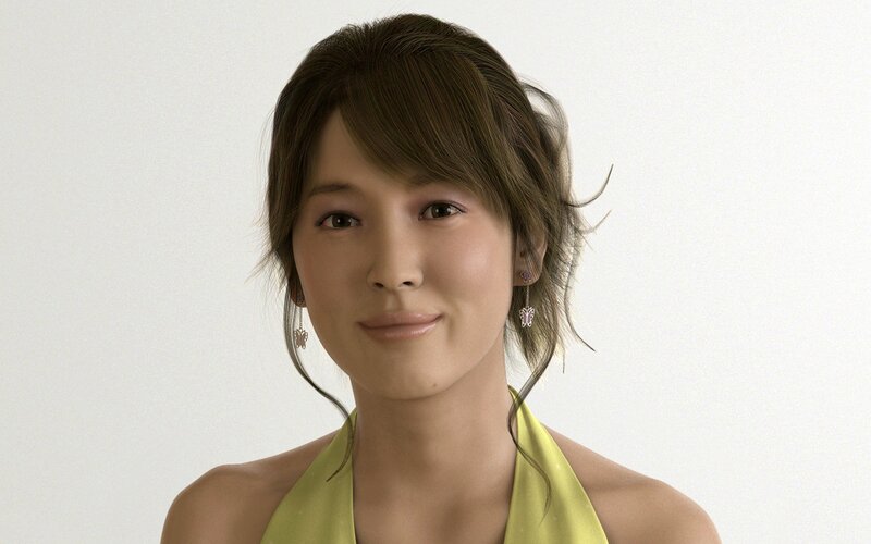 woman in yellow top