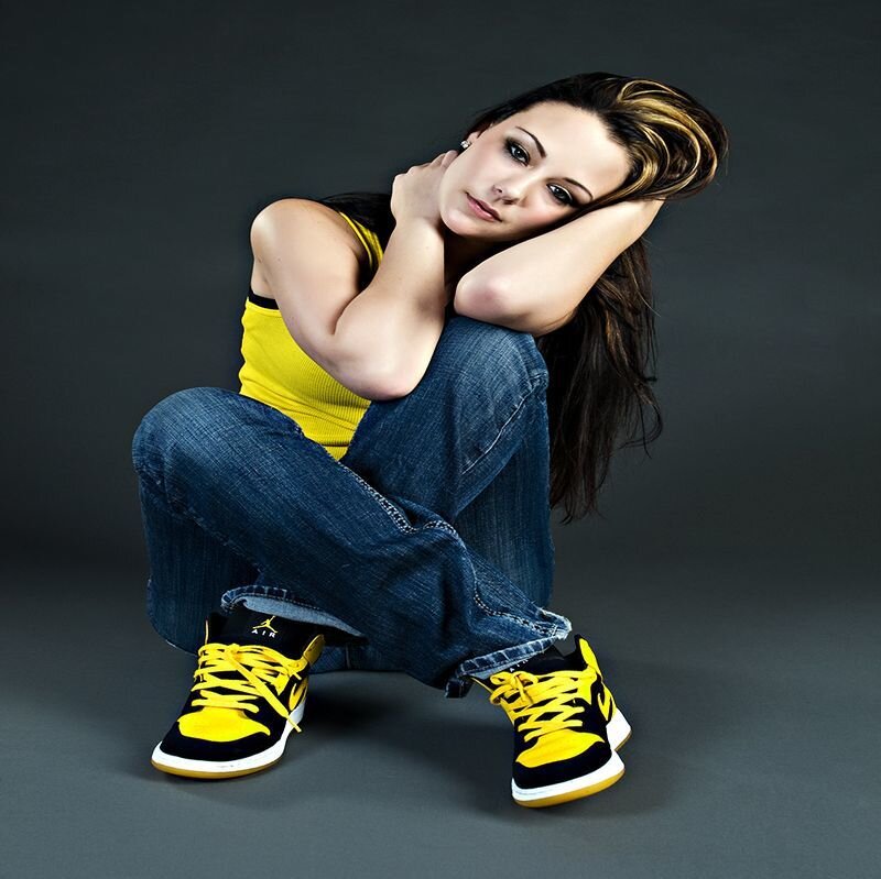 Woman in Yellow Top — Confident