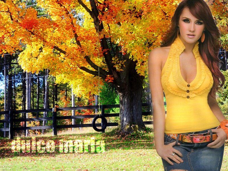 Woman in Yellow Top — Serene