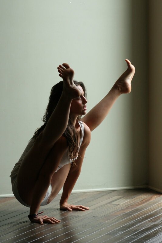 woman in yoga pose