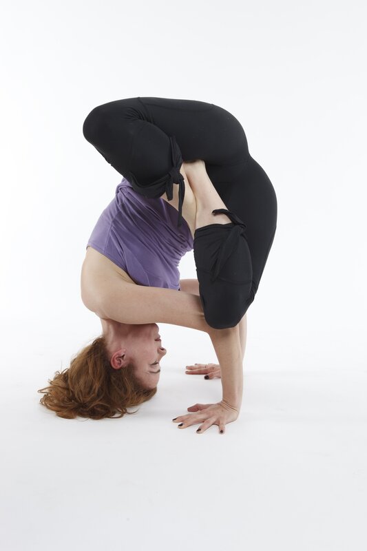 woman in yoga pose