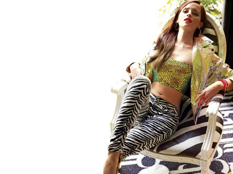 Woman in Zebra Pants — Black
