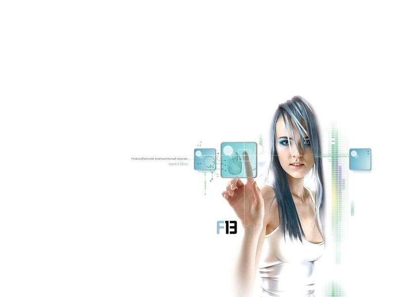 woman interacting with digital interface