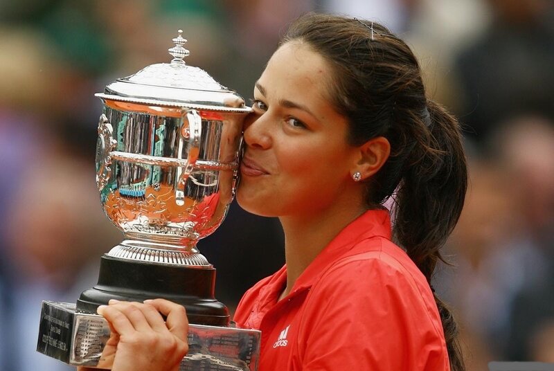 Woman Kissing Trophy