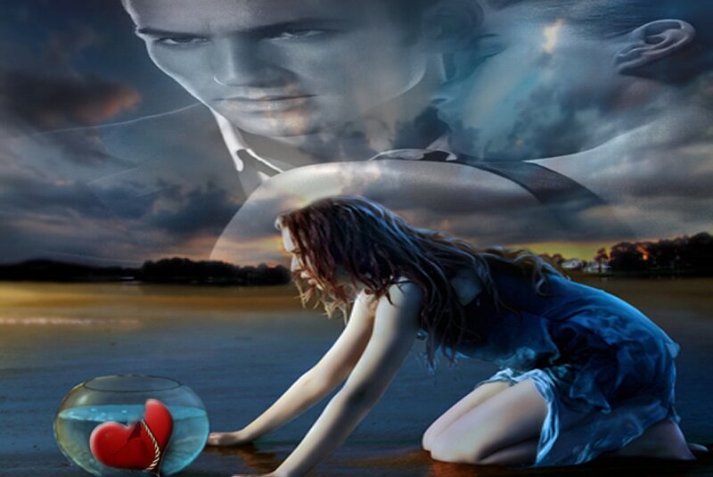 Woman Kneeling by Water