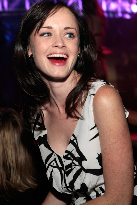 woman laughing at event