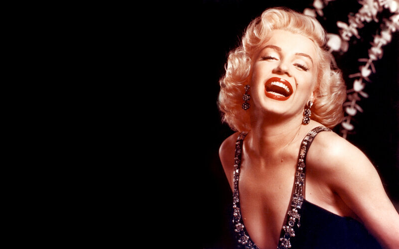 Woman Laughing in Dress