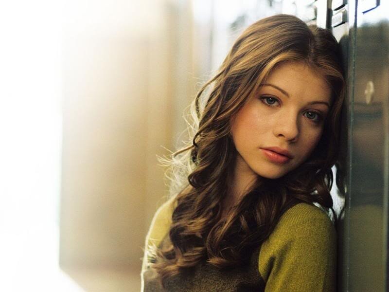 woman leaning against lockers