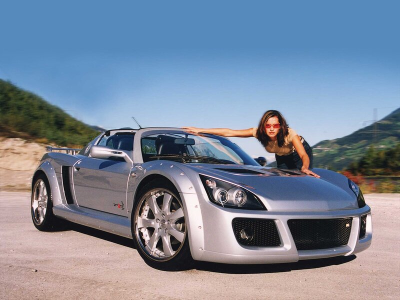Woman Leaning on Silver Car — Outdoor