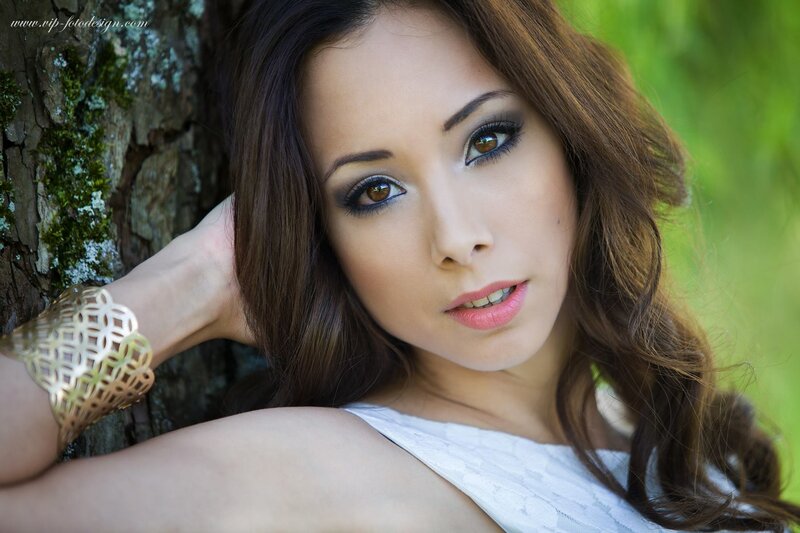 Woman Leaning on Tree — Brown, Calm, Afternoon, Photograph, Bracelet