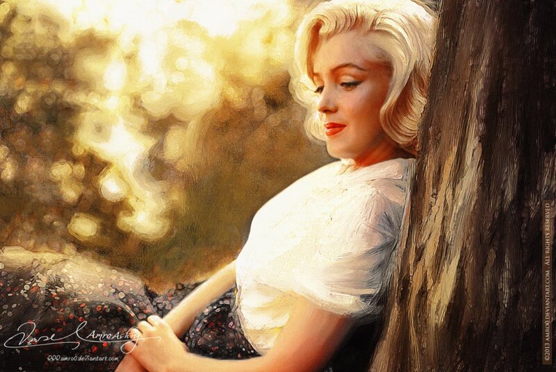 Woman Leaning on Tree — White, Serene, Afternoon