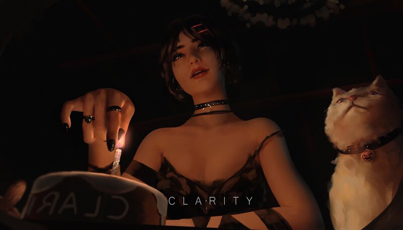 Woman Lighting a Candle