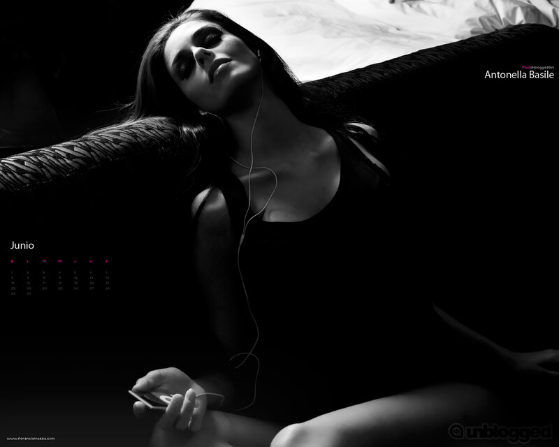 Woman listening to music