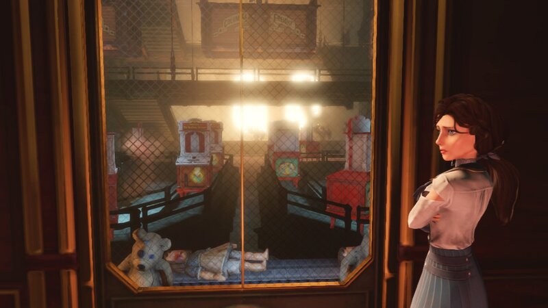 woman looking at a display