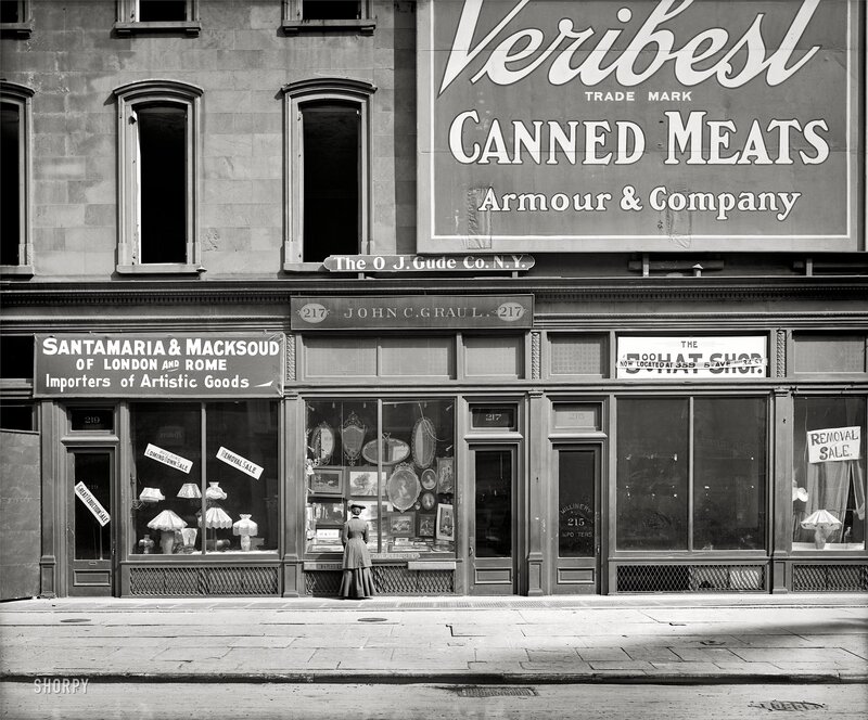 Woman Looking at Shop Window